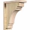 Ekena Millwork Pescadero Rough Sawn Corbel w/Backplate, Douglas Fir, 6"W x 12"D x 16"H COR06X12X16PEC01RDF - alternate 1